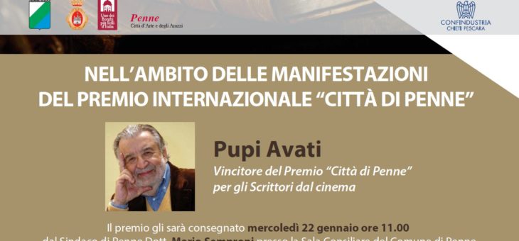 Pupi Avati vincitore del Premio “Città di Penne” per gli Scrittori dal cinema