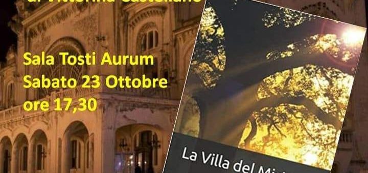 Libri: “La Villa del Mistero” di Vittorina Castellano all’Aurum di Pescara