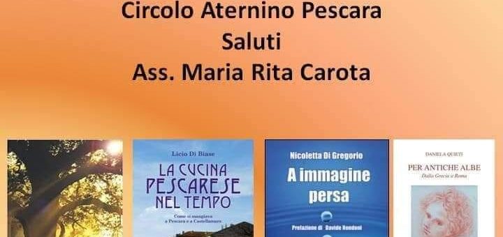 “Parola ai libri: letture e conversazioni” al Circolo Aternino di Pescara