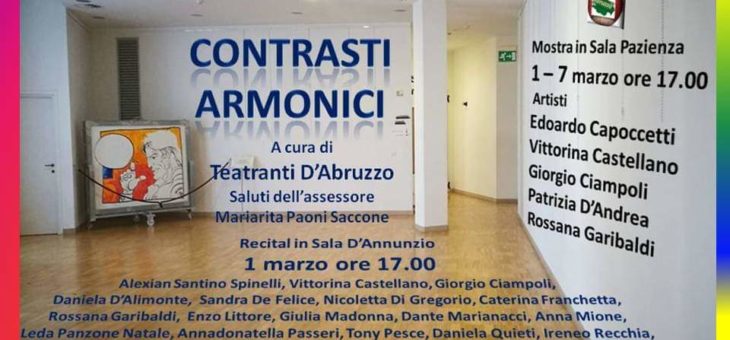 “Contrasti Armonici” all’Aurum di Pescara