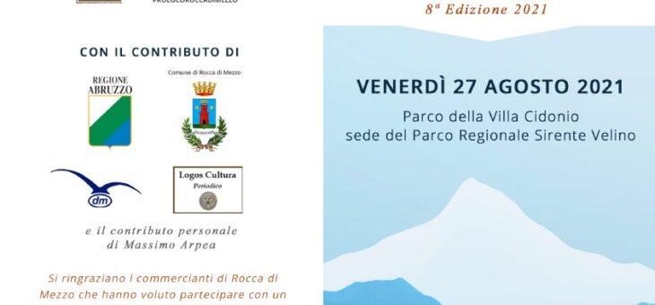 8° Premio Nazionale Mario Arpea – Letteratura e Poesia di Montagna