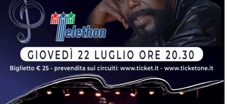BARRY WHITE ORCHESTRA TRIBUTE A FAVORE DI TELETHON