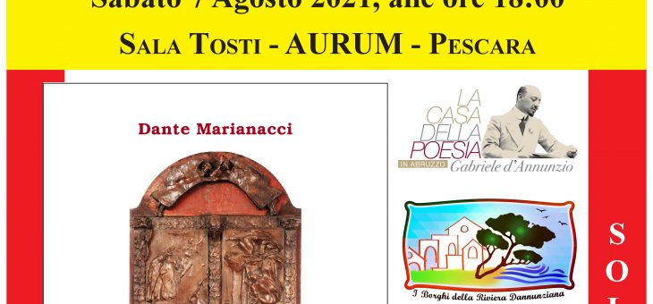 In viaggio con Dante e con la Commedia il 7 agosto all’Aurum di Pescara