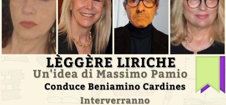 “Lèggère liriche” Poesia ed esistenza al Maggio dei Libri – Chieti Città che Legge Biblioteca Bonincontro Chieti Scalo